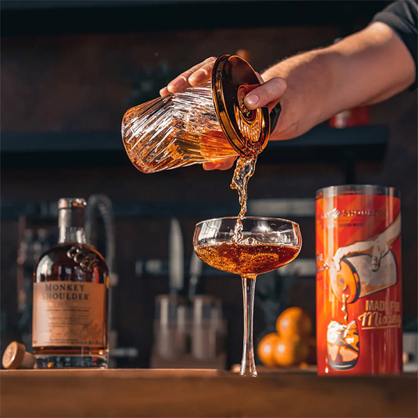 Monkey Shoulder Strainer Gift Set 0.7L