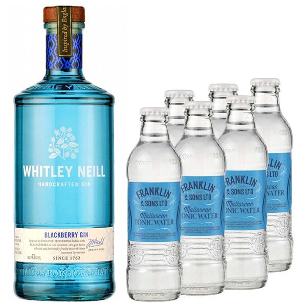 Whitley Neill Blackberry 0.7L & Tonic Gift Set